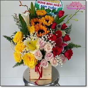 Miễn phí giao hoa tươi đường Phạm Thái Bường Quận 7