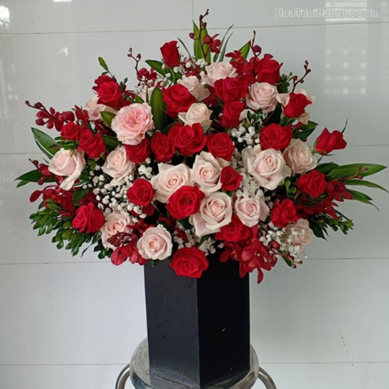 Giỏ hoa hồng đỏ BNG519